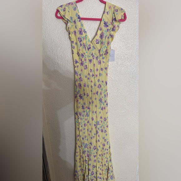 Beach Riot Elodie Floral multicolor Maxi Dress size Small NWT - Picture 3 of 11